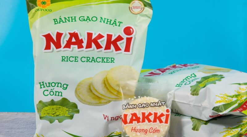 NAKKI Japanese rice cracker – young/green rice flavor